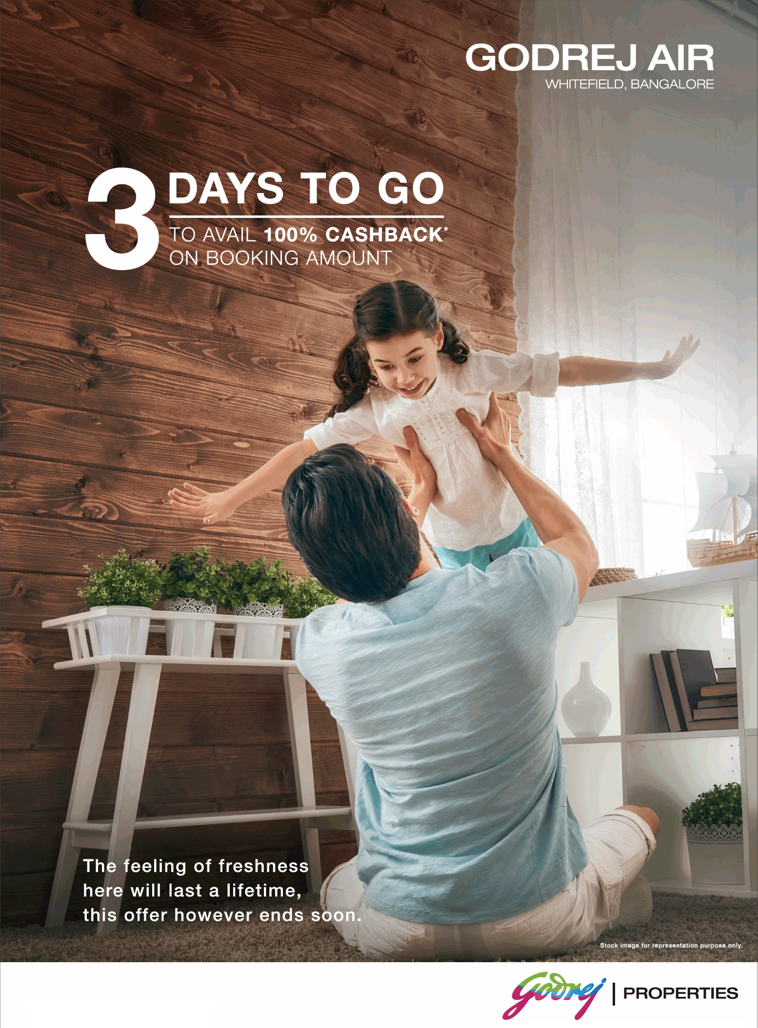 Avail 100% cashback on booking amount at Godrej Air in Bangalore Update